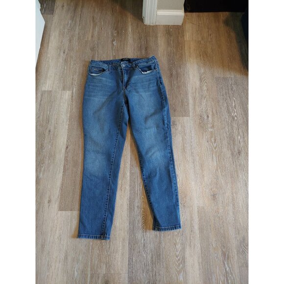 Nine West Womens Stretch Denim Skinny Jeans Size 10 Medium Wash - Picture 2 of 4